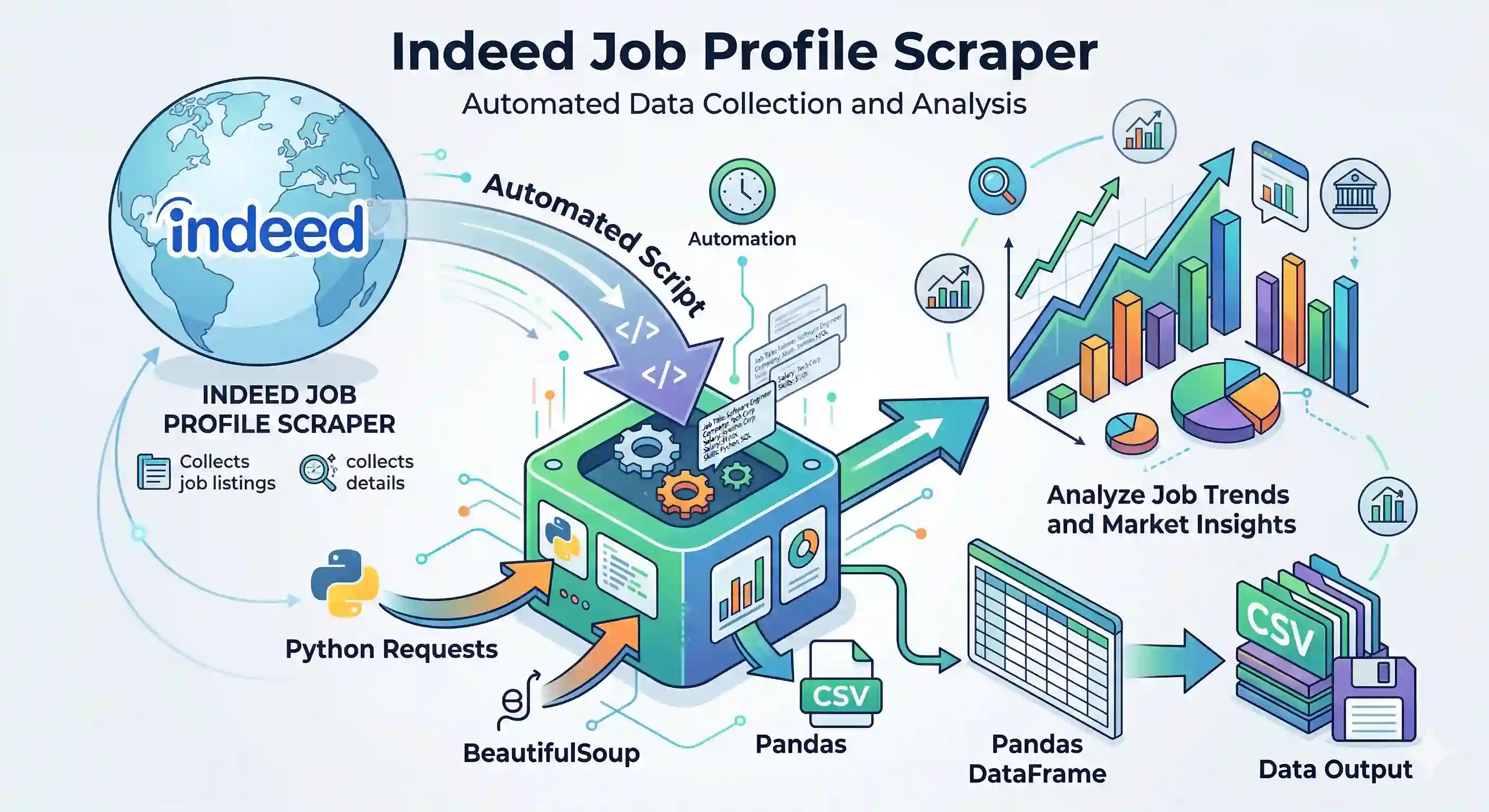 Indeed Job Profile Scraper project