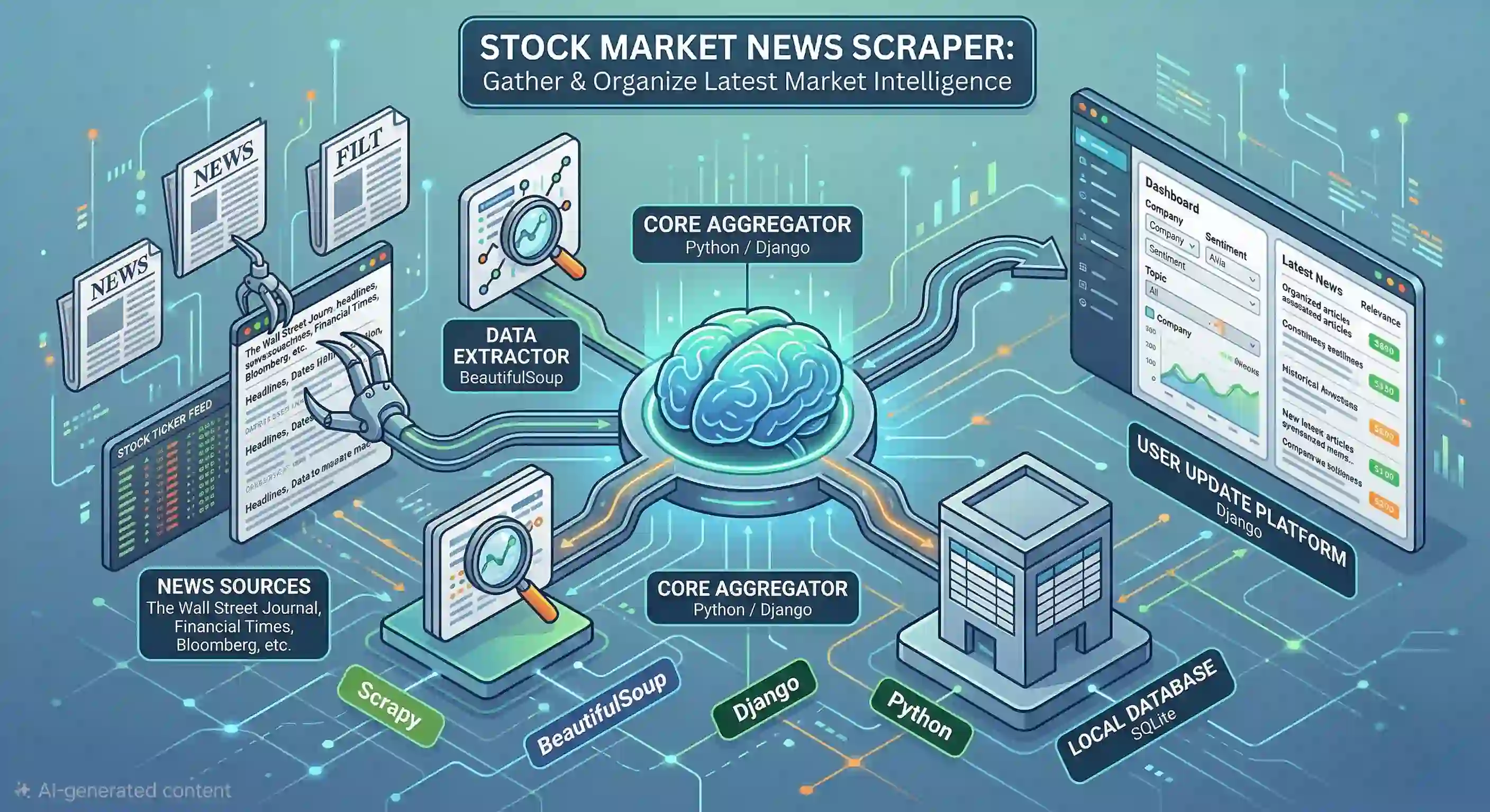 Stock Market News Scraper project